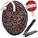 Lava Stone Pumice Foot Pedi Scrubber – Natural Exfoliating Pedicure Manicure Tool for Hands, Feet, Body – Exfoliates, Smooths Away Calluses, Corns, Rough Textures