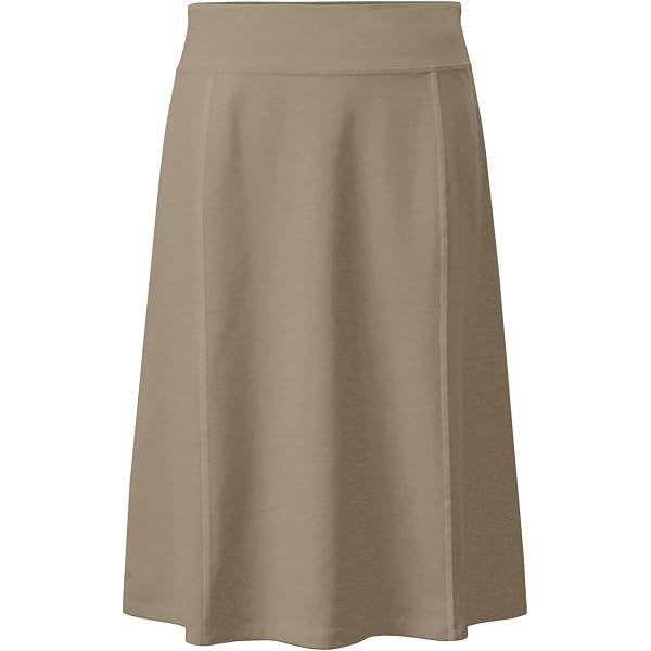 Baby'O Girls' 4-Tier Cotton Twill Skirt - Below Knee Length, Navy Blue, X-Small - View #10