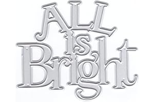 DzIxY All is Brloht Metal Cutting Dies for Card Making Kit Embossing Paper Die Cuts Sets Scrapbooking Machine Stencils Storage Pockets Supplies