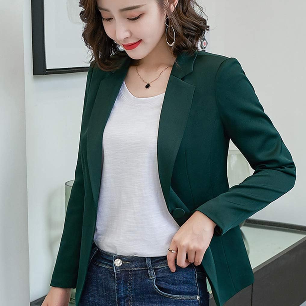 スーツ レディース カジュアル スーツ OL スーツ オフィススーツ アウタースーツ 春秋冬 通勤 ジャケット タッチ ジャケット 洗える ストレッチ ダークグリーン ウオッシャブル イギリス風 XL テーラードジャケット