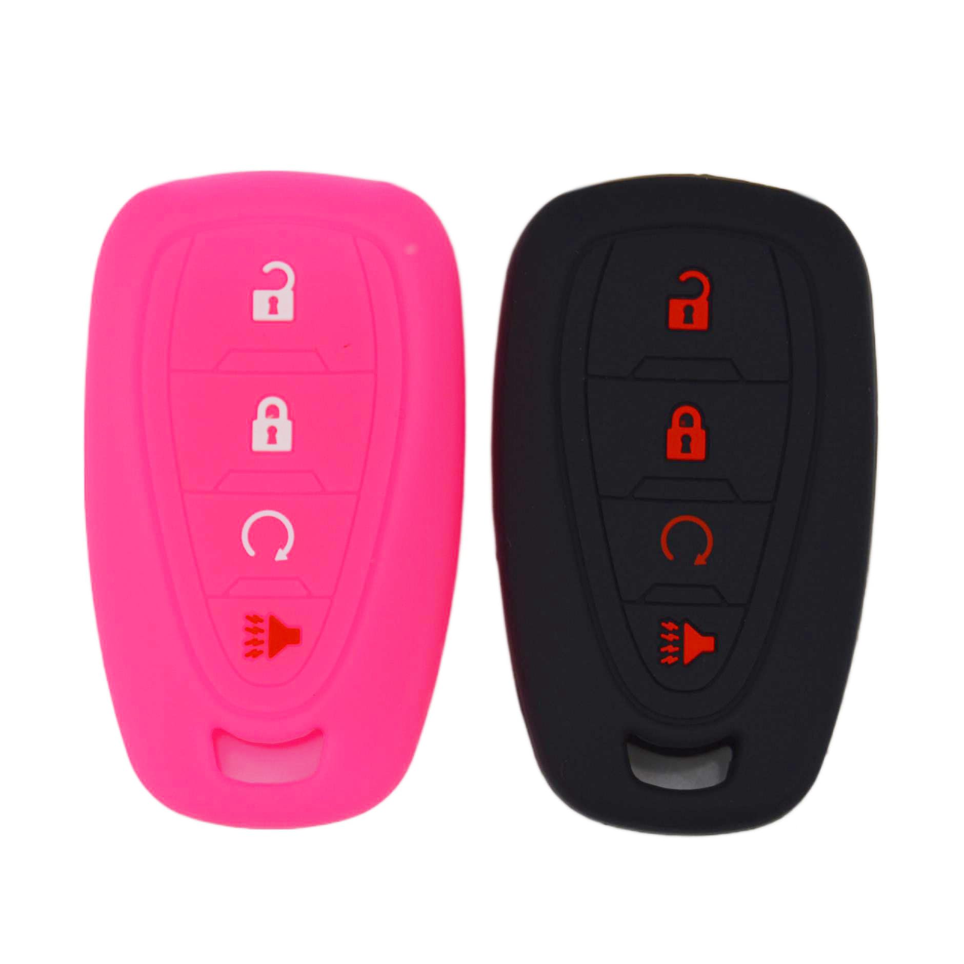 Photo 1 of ******ONLY BLACK ******** *****ONLY 1**********Remote Key Fob Cover for Chevrolet Equinox Trax Malibu Trailblazer Traverse Blazer Bolt Sonic Cruze Volt Spark Camaro HYQ4AA 4 Buttons
