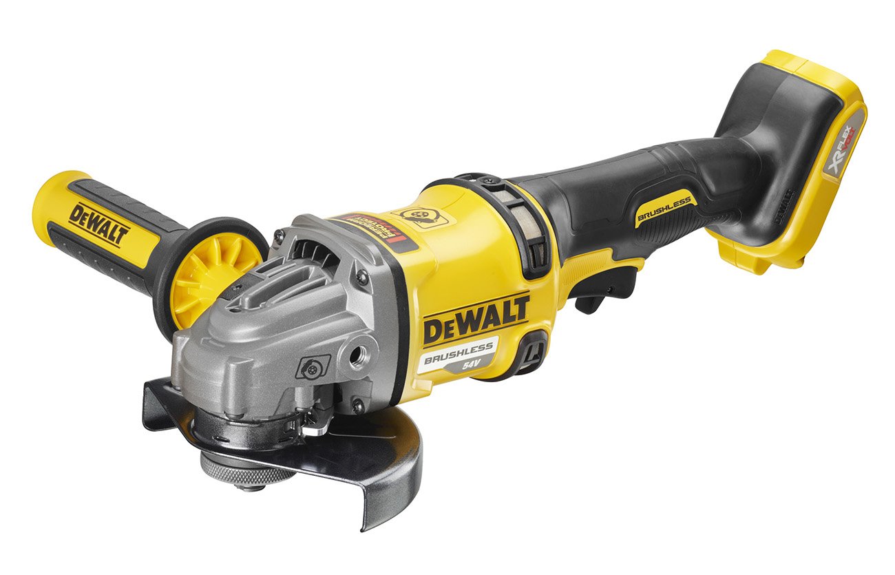 DEWALT DCG414NT-XJ - Mini-Amoladora sin escobillas XR FLEXVOLT 54V