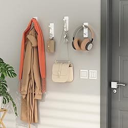 Self Adhesive Wall Hooks for Hanging: Stick-On