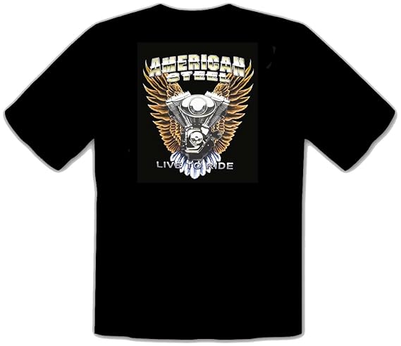 BIKER T- SHIRT MIT HARLEY DAVIDSON MOTORENDRUCK-306