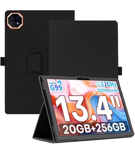TECLAST T65 PLUS Tablet – 13.4 Inch 120Hz, Helio G99, 20GB RAM, 256GB ROM, 4G LTE, 10000mAh, Android 15, 2025