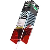 Genmitsu 10W Compressed Spot Laser Module with Air Assist Nozzle, 0.08mm*0.05mm Laser Spot, for Genmitsu 3020-PRO MAX V2, 303