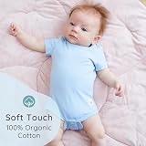 Bramble & Bear Organic Cotton Baby Vests 3/6 Pack Short Sleeve Unisex 0-3 view 2