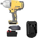 Battery Adapter Converter for Milwaukee to for Dewalt Battery，for Milwaukee M-18 18v Lithium Battery Convert to for Dewalt 18v 20v Lithium Batteries, Converter for Dewalt 18v-20v Cordless Power Tools