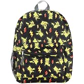 Bioworld Pokemon Pikachu All-Over Print 16" Backpack
