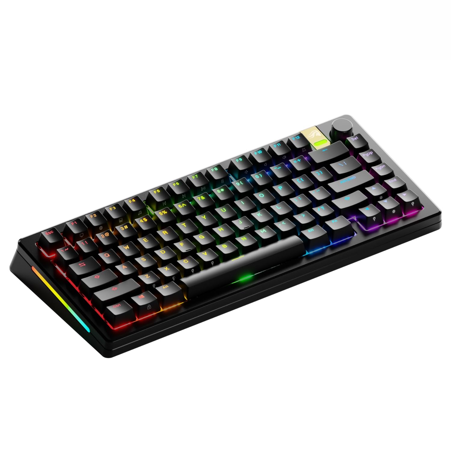Photo 1 of Glorious Gaming - GMMK 3 PRO HE: Wireless Gaming Keyboard Rapid Trigger, Hall Effect, Aluminum Body, 8K Polling Rate, Hotswap MX & Magnetic Switches, Adjustable Actuation, ANSI 75% Tenkeyless (Black)