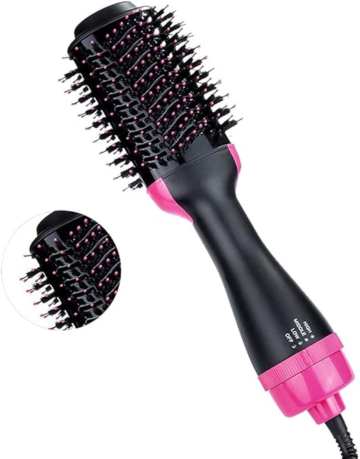 Amazon Com Mschunou Hair Dryer Styling Comb Two In One Hair