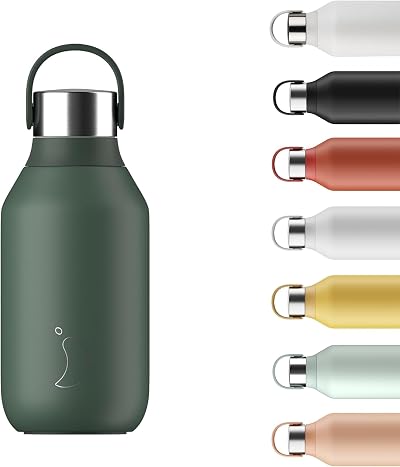 Chillys Series 2 Water Bottle 350ml Pine Green BPA-Free Stainless Steel