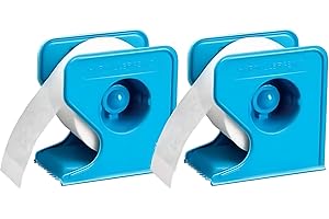 generic Micropore Surgical Medical Tape with Dispenser, Skin Friendly Paper, 1 Inch X 10 Yard, White, NonSterile, 2 Each