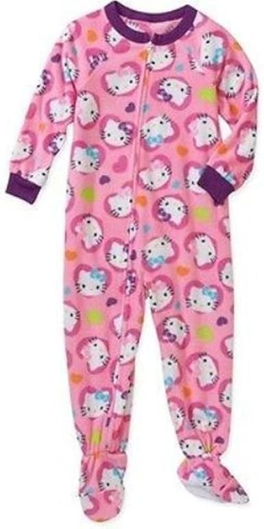 hello kitty baby pajamas