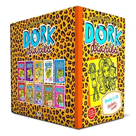 Dork Diaries 1-10 Box Set - With Stickers