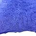 Genuine Blue Leather Hide – Quality New Zealand Full Skin - 7 sq ft - 2-3 oz avg Thickness - Rustic Finish – Natural Veg Tan Sheepskin Material – Soft Upholstery Fabric – Craft DIY Supply