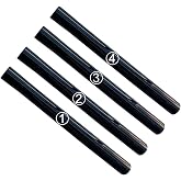 4Pack 1.25 Inch Vacuum Extension Wands with 1-1/4" Fitting (32mm) | 1.25 Inch Shop Vac Extension Tubes, Accessories and Attachment 32mm, Replacement Vacuum Cleaner Extension Pipe Tubes