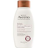 Aveeno Blackberry & Quinoa Strengthening Conditioner for Color-Treated Hair, Moisturizing, Color-Protecting, 12 fl oz