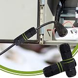 SZCXDKJ IP68 Waterproof Junction Box 2 Pcs Outdoor Electrical Cable Connectors view 7