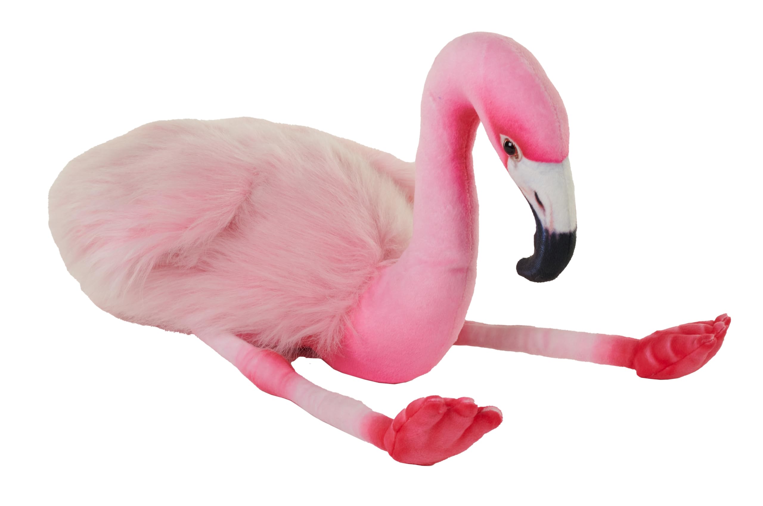 Wild Republic Artist Collection Eco Flamingo, Stuffed Animal, 15 Inches, Plush Toy, Eco-Friendly