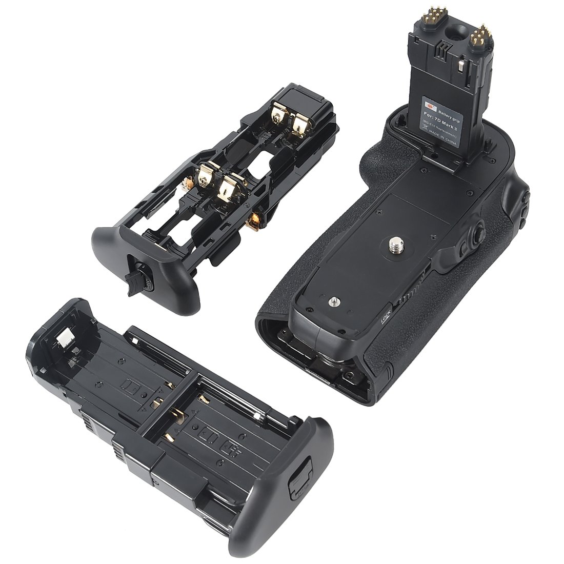 DSTE Multi-Power Vertical Battery Grip Holder Compatible with Canon EOS 7D MARK II Digital SLR Camera as BG-E16