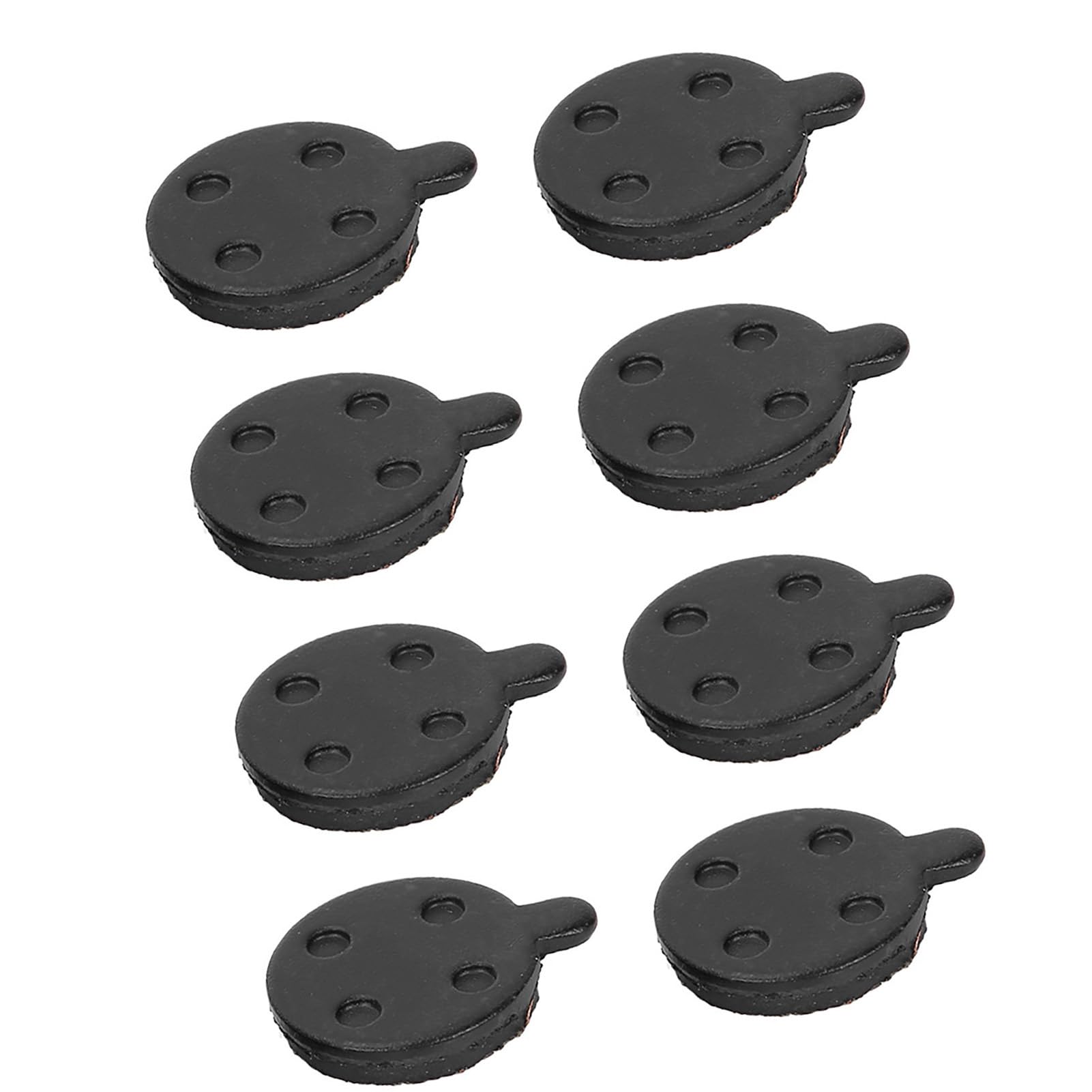 ZAWELIYO 4 Pairs Copper Semi Metal Brake Disc Rotor Pad, Scooter Brake Pad Replacement Parts, Hight Speed Heat Dissipation for 10in Electric Scooter