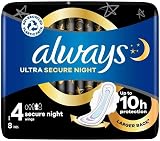 Always Ultra Secure Night Size 4 with Wings 8CTx20