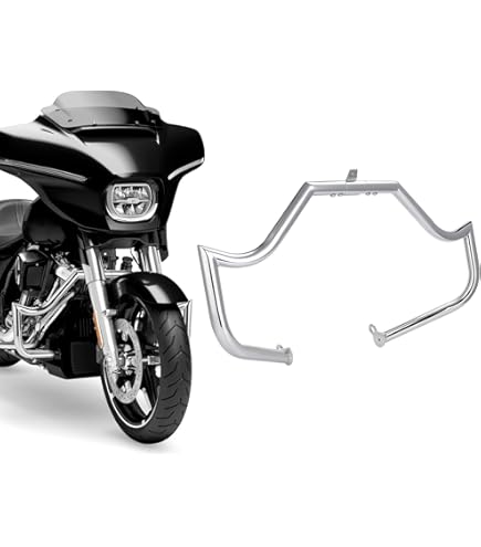 Mustache Engine Guard Highway Crash Bar For Harley Touring Road King - View #14