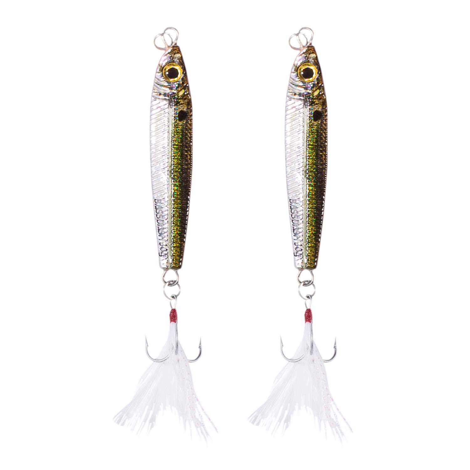 Gungnir Bassdash 2pcs Grams 60グラム For海水淡水釣り パックの5 Threadfin Grams Oz Vmcフック B07f172jrc 1 1 16 1 1 16 Gungnir Gungnirシャドウジグルアーwith 30 Oz 2pcs 30 30 Threadfin 40 オモリシンカー 超ポイントアップ祭