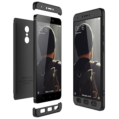 CE-Link für Xiaomi Redmi Note 4X Hülle Hardcase 3 in 1 Hard Handyhülle Ultra Dünn Slim Hartschale 360 Grad Full Body Schutz H