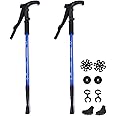 ThreeH Walking Sticks Lightweight Trekking Poles T Anti-Slip Handle Design Adjustable Walking Cane for Travel Hiking Climbing Senior Men Women