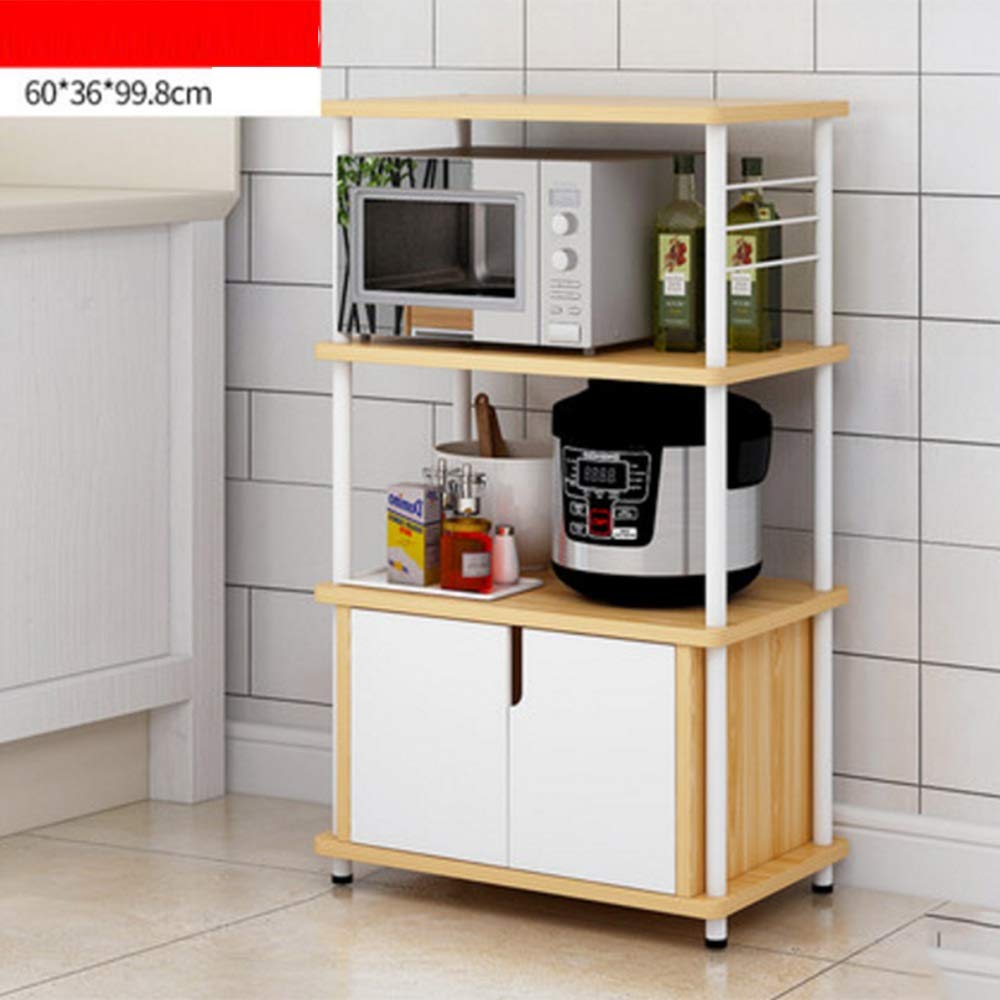 Nan Liang Kitchen Microwave Shelf Kitchen Storage Cabinet Shelf