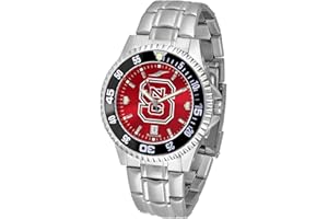 SunTime Men's Competitor 40mm Quartz Watch, 20mm Stainless Steel Strap, Team Color Dial and Bezel