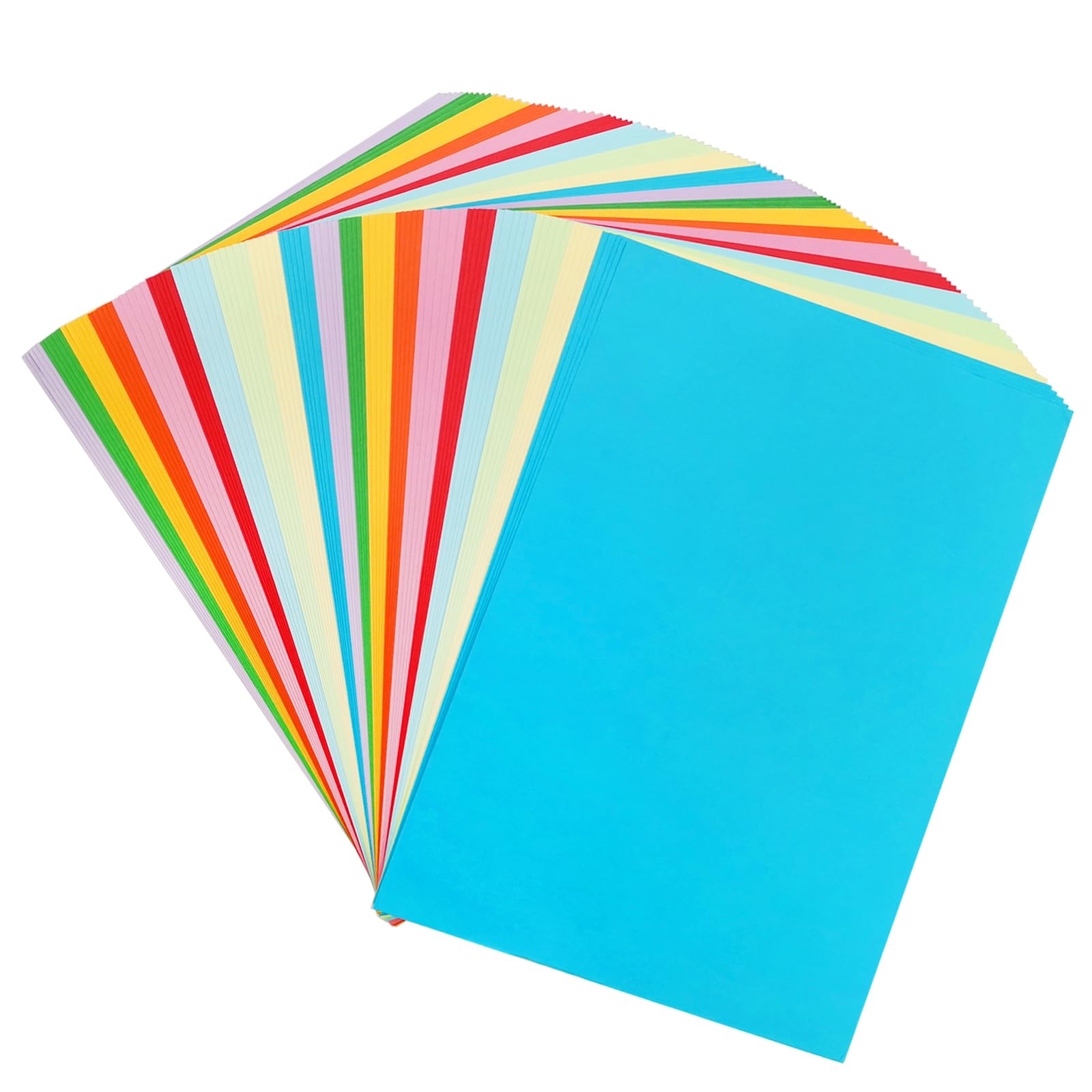 Photo 1 of 100 Sheets Colorful Cardstock Paper, A4 Craft Paper 11.7 X 8.3 Inch Paper Assorted 10 Colors for DIY Project, Decor, Gift Wraps 160 GSM Each Color 10 Sheets.