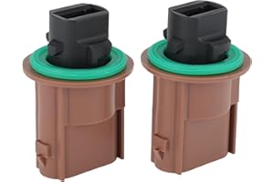 INFINAUTO 2pcs Turn Signal Socket Connector Kit for Jeep Grand Cherokee 2012-2017 Replace 68236108AE Headlights Front