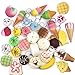 Outus Soft Squishies Toy Charms Cellphone Holder Hand Pillow Toy, Assorted Patterns, Set of 10