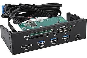 5 25inches Internal Card Reader, STW 5 25 Inches Internal Card Reader, Media Multi Function Dashboard, PC Front Panel Type C 