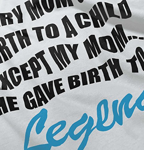 Mom Birth Legend Funny Ironic Sarcastic Saying Cute Baby Onesie Bodysuit