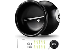 WATIEOBOO Responsive Yoyo for kids Professional Metal Yoyo for Kids Beginners Unresponsive Yoyo for Adults, Aluminum Alloy YOYO Table Tennis Shape V8 Trick Yo-yo with Yoyo String