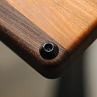 WALRUS OIL - Cutting Board Feet, Rubber Bumper Protectors with Stainless Screws (Black, 1/2") 8-Pack
