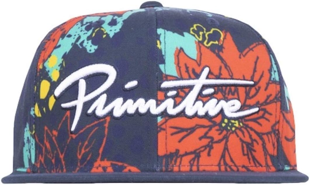 Floral Script Mens Snapback