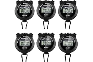 FomaTrade Waterproof Stopwatch,Digital Stopwatch Timer,Sport Stop Watch,Interval Timer with Large Display (10) (6)