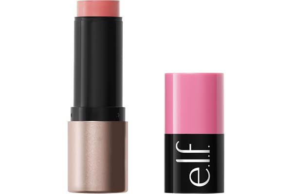 e.l.f. Soft Glam Cream Blush Stick, Buildable Cream Blush for A Natural Flush & Satin Finish, Made with Shea Butter, Vegan &