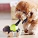 ONTWOPETS Dog Toy Plush Durable Small Dog Toys Low Stuffing Interactive Dog Plush Toys W/Squeaker Puppy Chew Toys Reduces Boredom (Small, Rhinoceros with Squeaker Body)