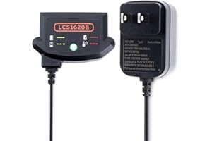 Kekepowtobat Compatible with Black & Decker 20V Battery Charger, LCS1620B Charger Compatible with Black and Decker 12V/20V MAX Lithium Battery LBXR20 LBXR2020 LBX4020 LBX20 for Drill Tools