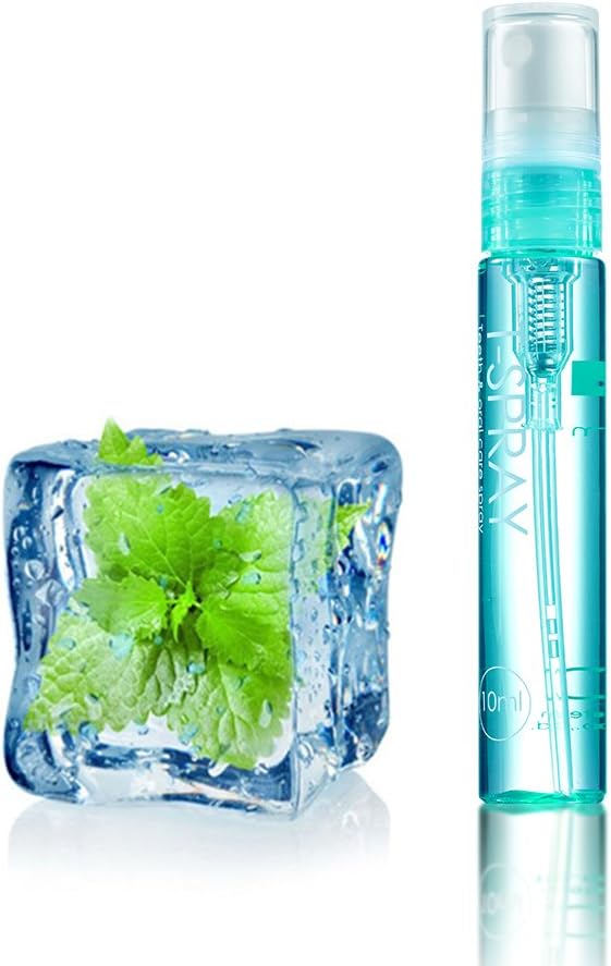 T-SPRAY Cosmetic Teeth & Breath Spray - FDA Approved - Say No To Stains, Yellow Teeth, Cavities, Bacteria & Gum Disease, Sensitive Teeth And Bad Breath - Cool Mint / 0.35 o.z./ 10ml