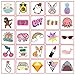 Cute Cartoon Water Bottle Stickers, Girl VSCO Trendy Laptop Notebook Phone Computer Guitar Skateboard Luggage Vinyl Decal for Teen