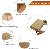 RLAVBL 25 Pack Small Shipping Boxes 9x6x2 Brown Corrugated Carton view 4