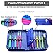 Best Crochet Hook Set with Ergonomic Cushioned Handles for Extreme Comfort. Perfect Crochet Hooks for Arthritic Hands, Smooth Knitting Needles for Superior Results & Knitting Accessories