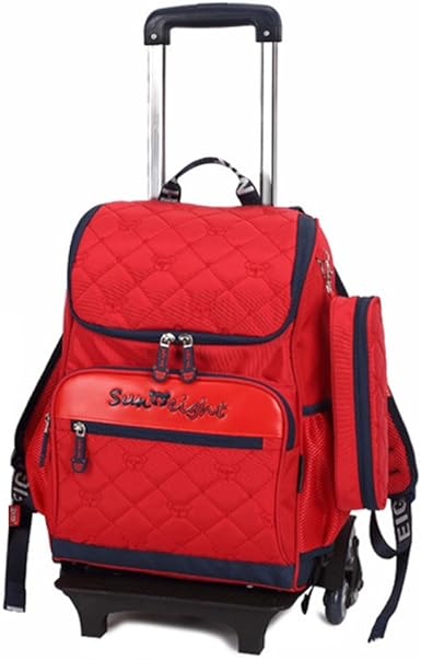 Highdas Abnehmbar 2 in 1 Schultrolley Schulranzen mit ...
